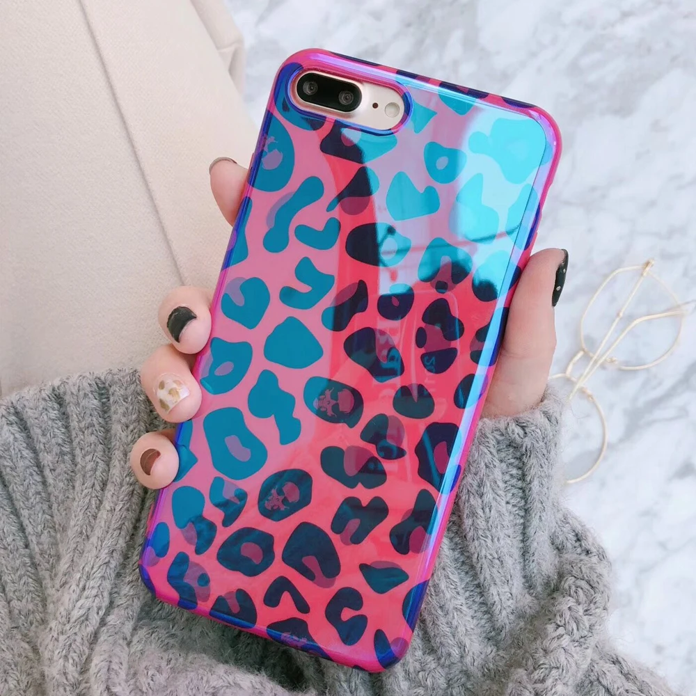 a LOVECOM Blu-Ray чехол для телефона для iPhone 11 Pro Max XR XS Max X 8 7 6 6S Plus лазерный сексуальный Леопардовый Мягкий IMD чехол для задней панели телефона s - Цвет: a