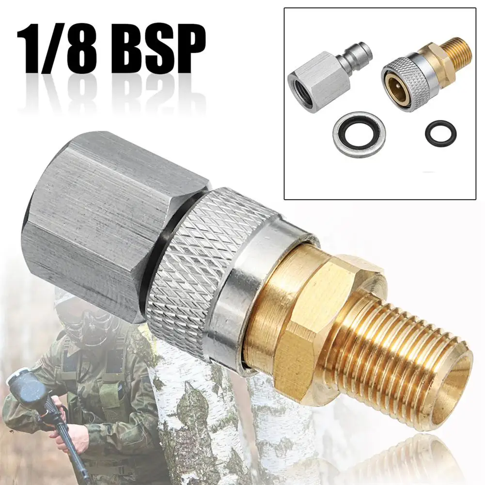 

Quick Coupler Fittings Charging Adaptor Kit Filling Charging Hose Quick Release Coupler Adaptor Construction Tools