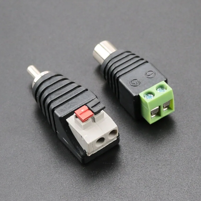YuXi DIY RCA Штекерный разъем провод для динамика Кабельный штекер