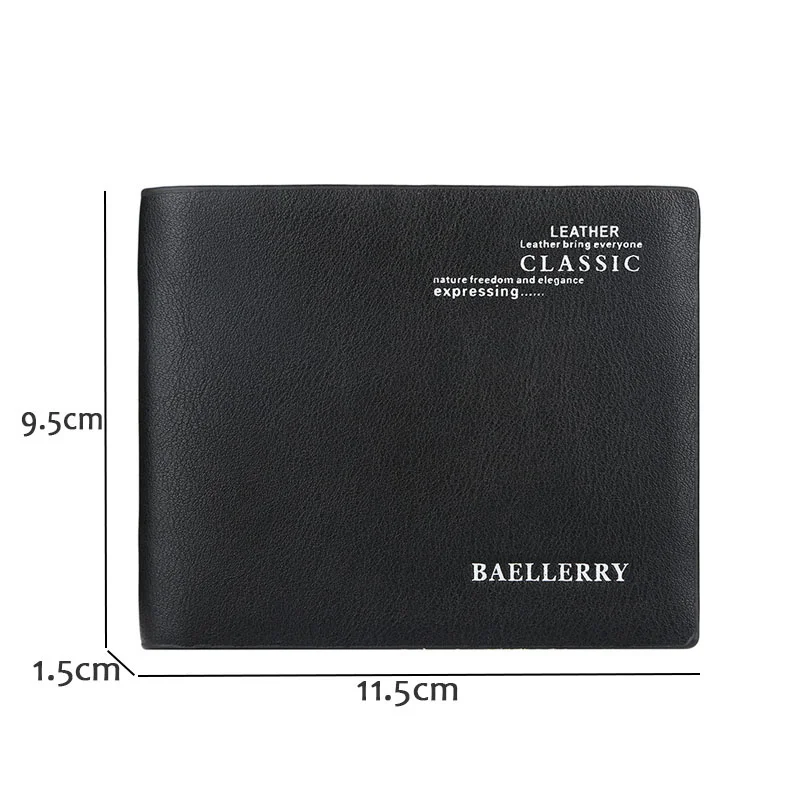 Ультратонкие Короткие кошельки для мужчин 2021 кожаный кошелек мужской маленький
