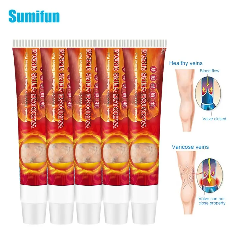 

5 шт., травяной крем для лечения варикозного расширения вен