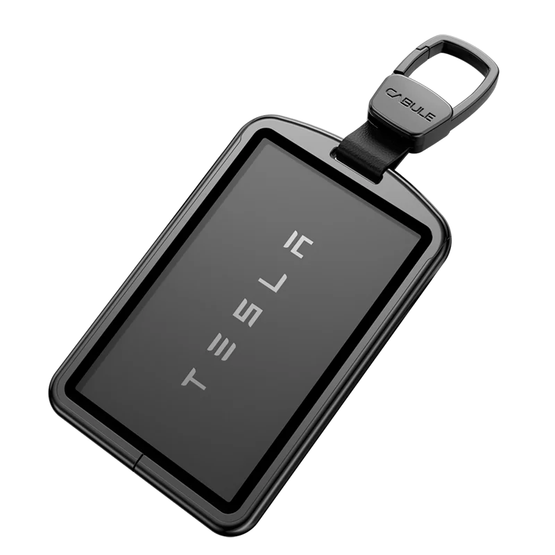 Car Key Card Holder For Tesla Model 3 Tesla Key Card Aluminum Alloy  Tempered Glass Smart Key Cover Protector Key Chain - AliExpress