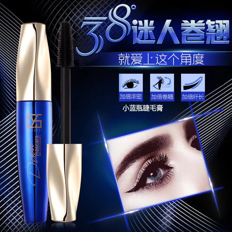 Тушь 4D водостойкая для наращивания ресниц густая Удлиняющая Черная 3d тушь глаз