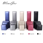 Портативный Дорожная коробочка для украшений для хранения подвесок, браслетов, Подарочная коробка для свадебное кольцо с бриллиантом, минималистичный органайзер для ювелирных изделий, чехол