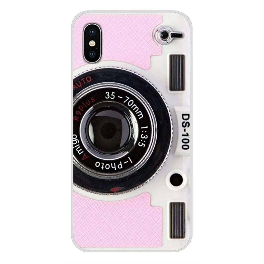 Cute Retro Camera Accessories Phone Cases Covers For Xiaomi Mi4 Mi5 Mi5S Mi6 Mi A1 A2 5X 6X 8 9 Lite SE Pro Max Mix 2 3 2S | Мобильные