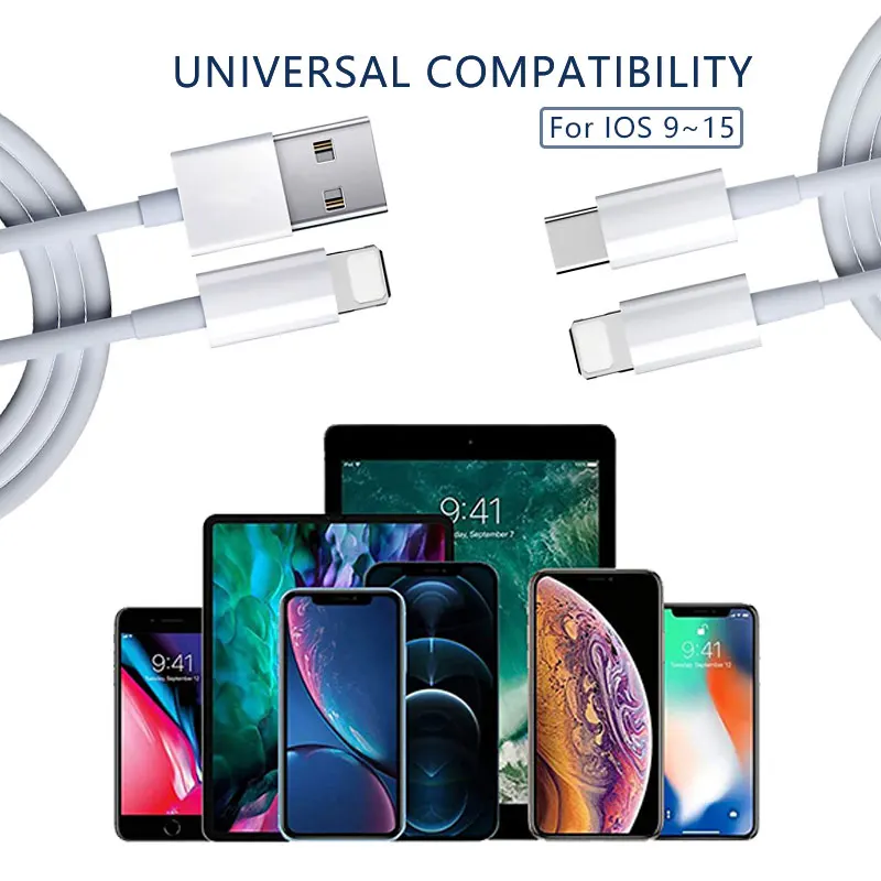 Кабель Feless usb-c для iPhone 11 12 20 Вт быстрой зарядки Apple 8 6s iPad PD USB Type-C кабель передачи