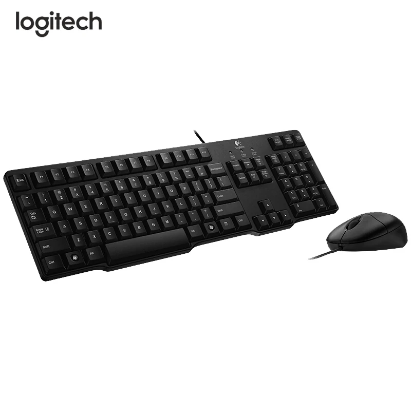 

Оригинальная Проводная клавиатура Logitech MK100, набор для классического рабочего стола