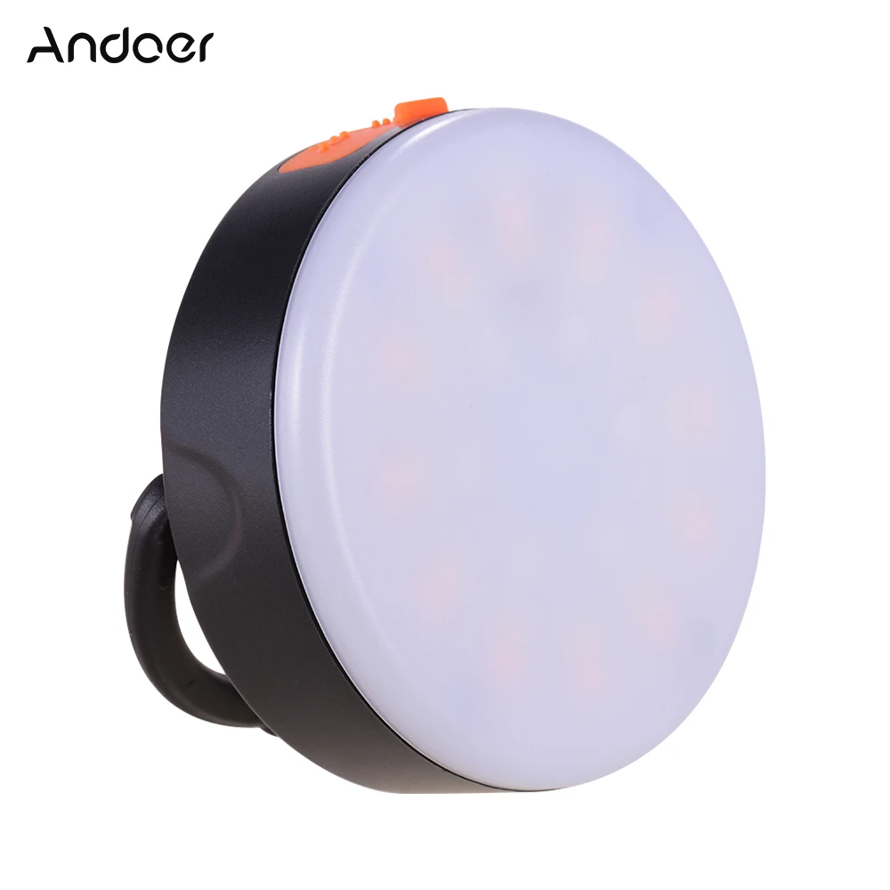 

Andoer LY-02 Mini RGB LED Fill Light Photography Lamp Portable Multi-functional Superbright 3200K-5600K Built-in Battery White