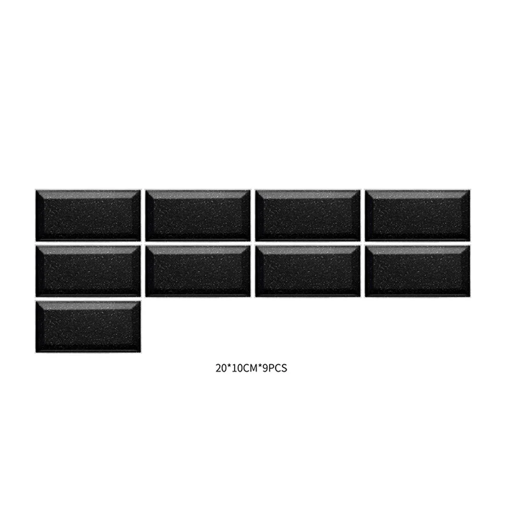 Длинные кирпичные наклейки из ПВХ для кухни ванной водостойкие самоклеящиеся