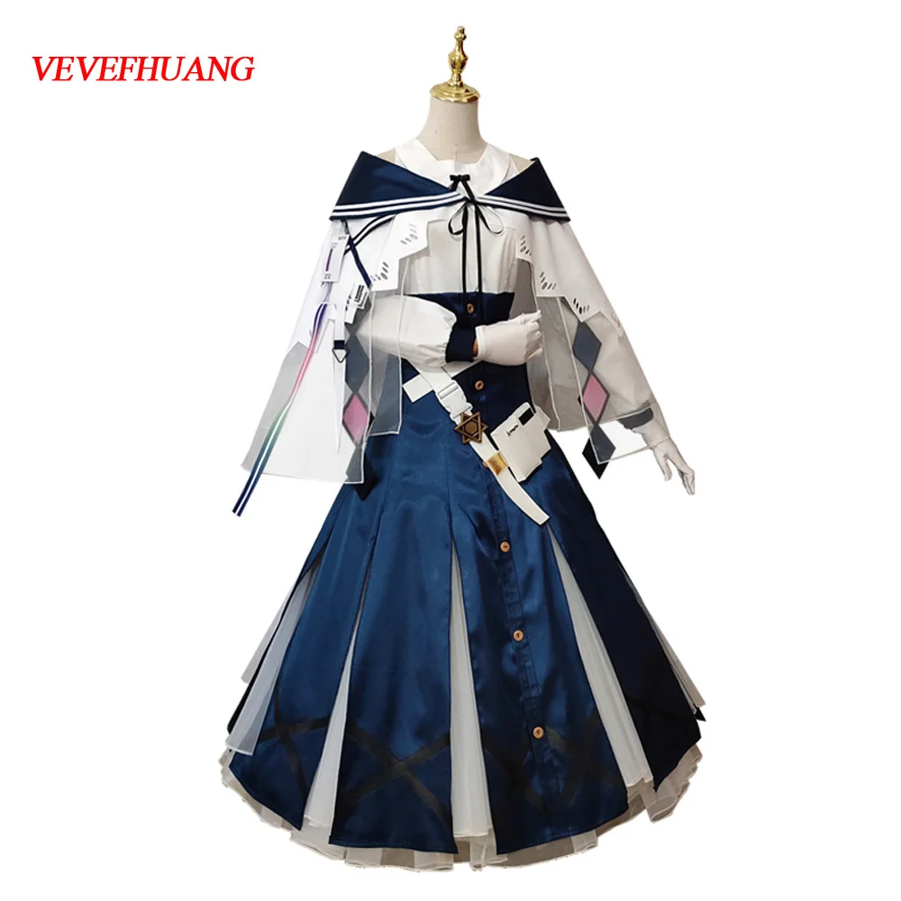 VEVEFHUANG Kосплей игра Arknights Hearo Ceylan Косплей Костюм женское платье на Хэллоуин