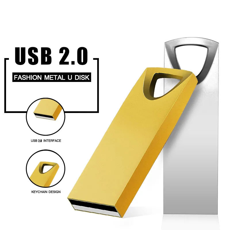 

USB 2.0 Creative Metal Gift High Speed 8G 16G 32G 64G USB Drive Read and Write High Speed Transmission cle usb pen drive