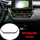 Автомобильная навигационная полоса крышка отделка рамка Наклейка для Toyota Corolla E210 2019 2020 автомобильный Стайлинг Аксессуары