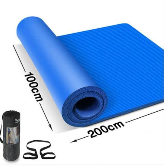 Коврик для йоги толщиной 15 мм 200*100 см экологически чистый без запаха
