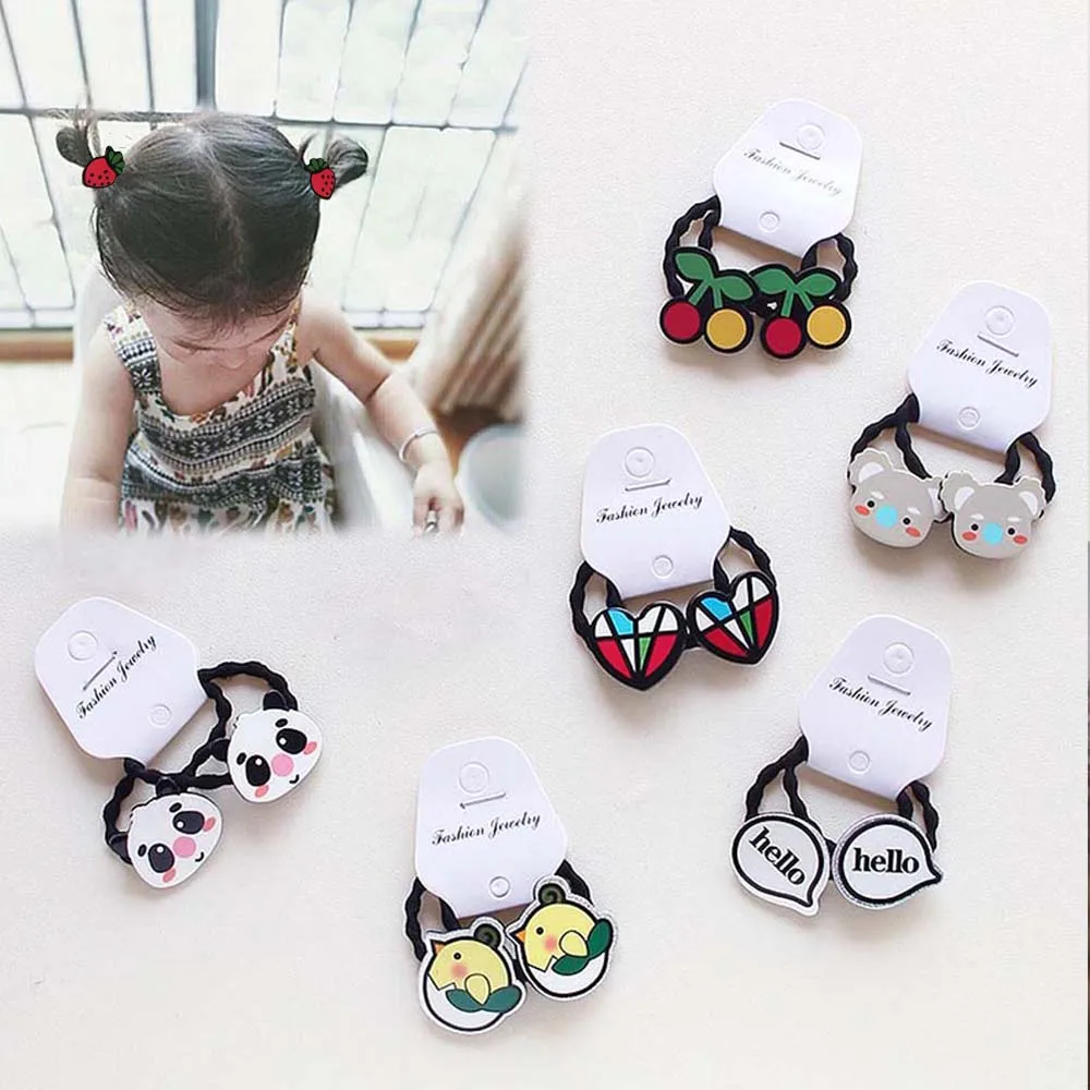 2 шт. Детские резинки для волос в виде животных| |