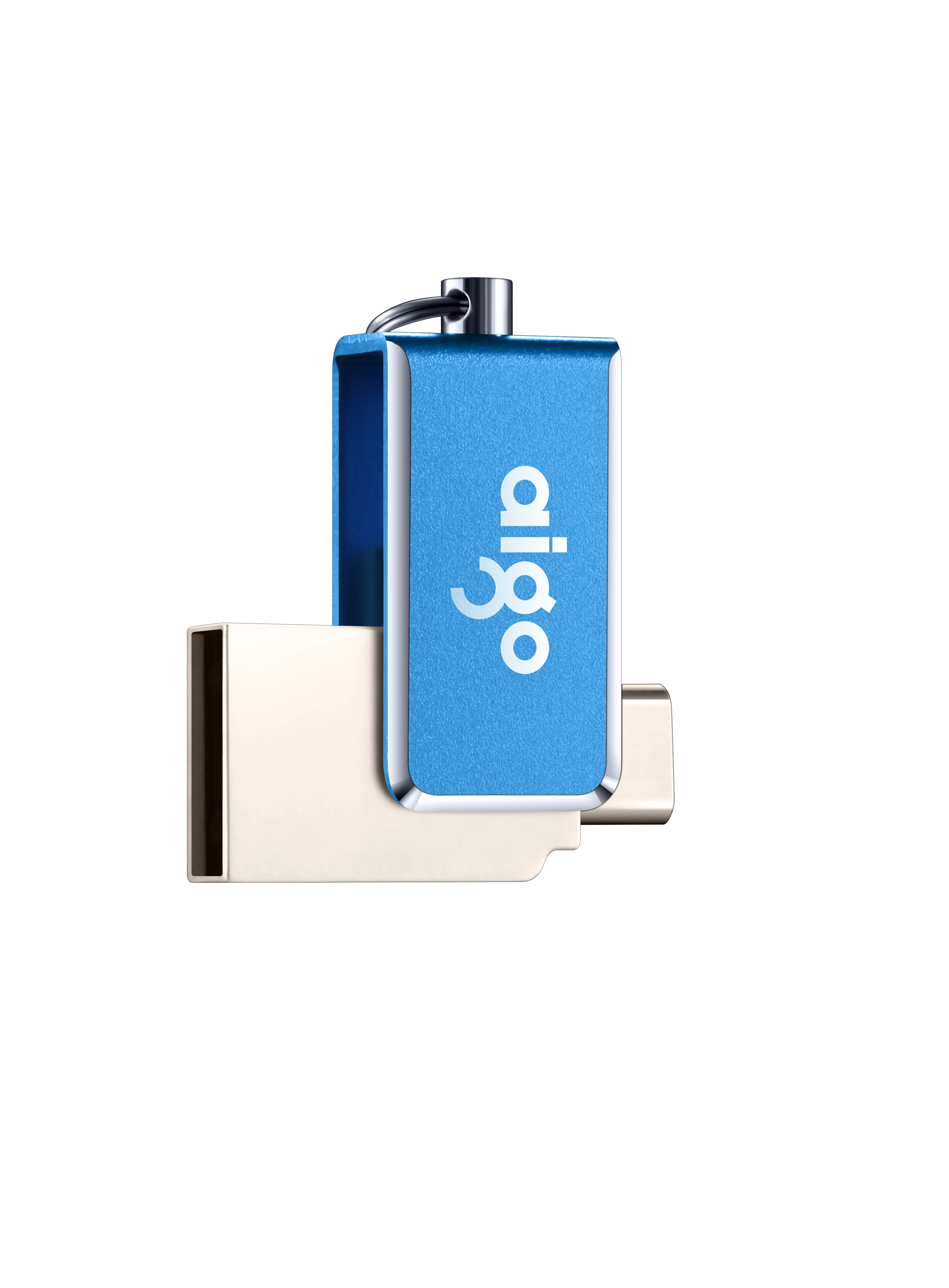 Высокоскоростной мини-накопитель Aigo usb 360 type C 32 ГБ вращение на 3 1 ° карманный