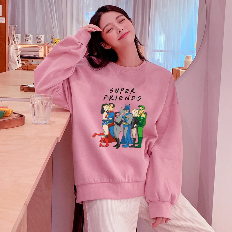 Друзья ТВ Шоу толстовки Женская Повседневная Толстовка Harajuku на заказ осень зима