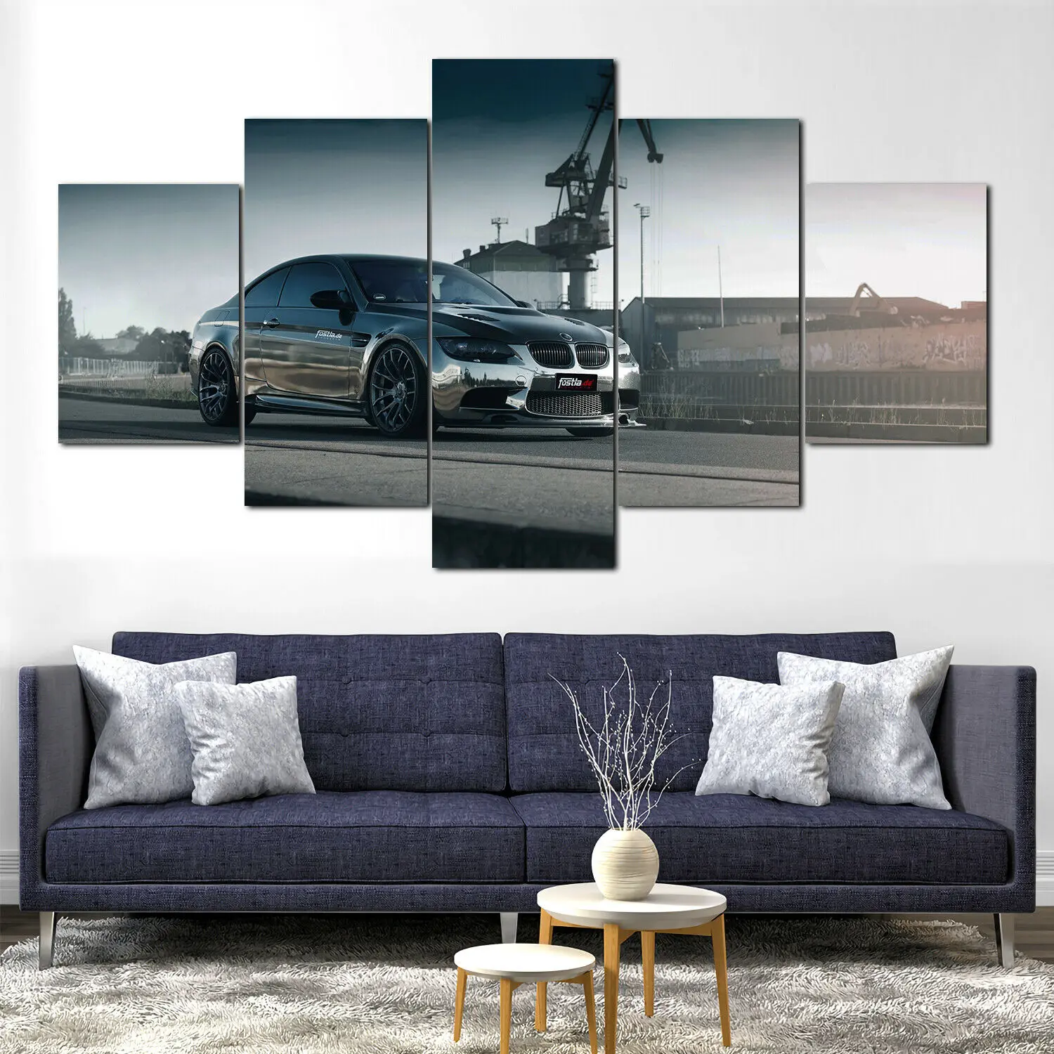 

No Framed Canvas 5Pcs Fostla M3 sports car No Yaiba Wall Art Posters Pictures Home Decor Paintings Decorations