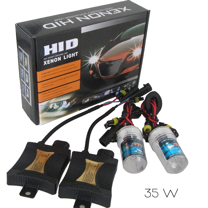 35 Вт/55 Вт Xenon HID комплект преобразования фар или лампы H1 H3 H7 H11 9005 9006|Лампы для