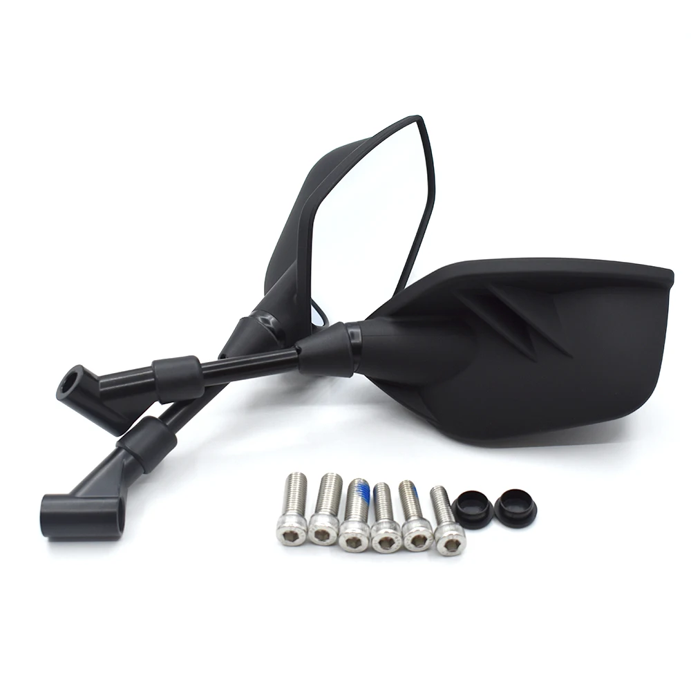 Универсальное зеркало заднего вида для мотоцикла 8 мм 10 черное YAMAHA YZF R1 R6 R6S R25 R3 R125
