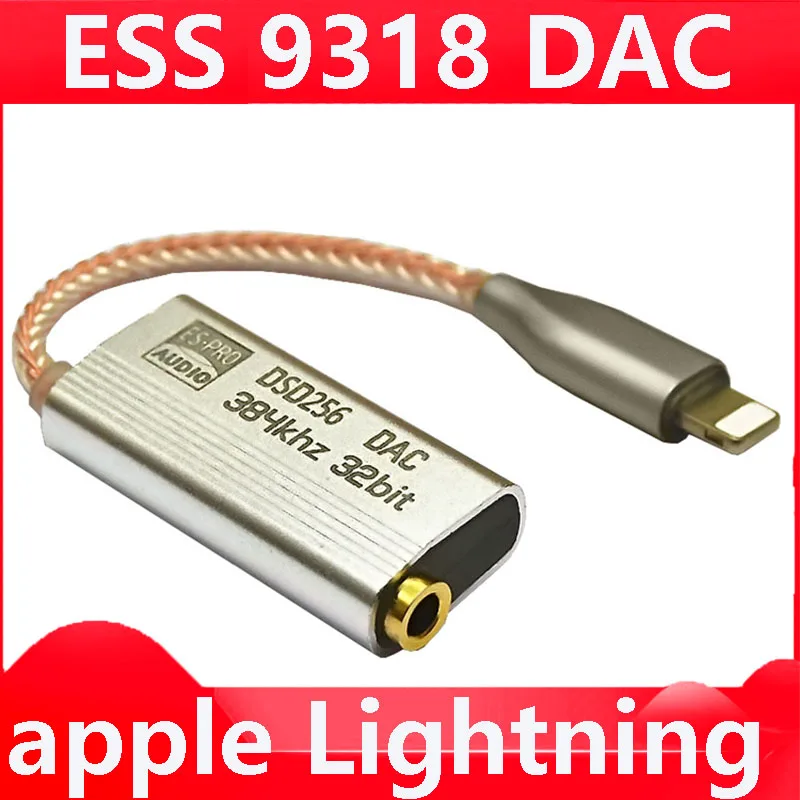 Усилитель для наушников iphone ios Hi Fi декодирование USB Type C до 3 5 мм адаптер DAC