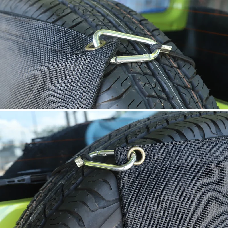 

Spare Tire Trash Bag Storage Cargo Saddle Bags for Suzuki Jimny Jeep Wrangler JK JL TJ