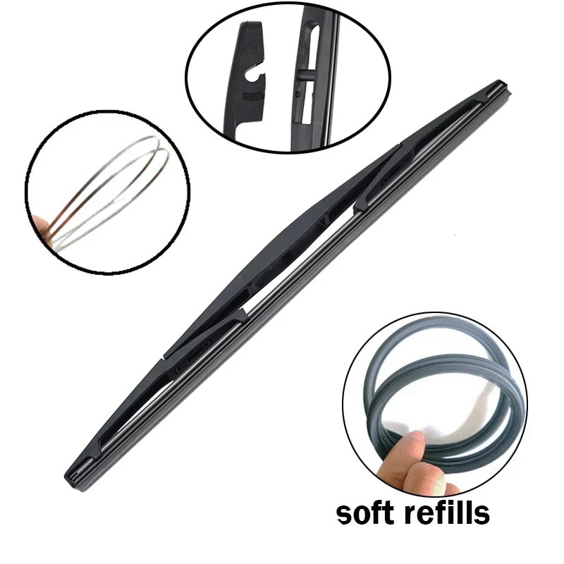 

Car Front and Rear Wiper Strip Windshield Windscreen Front Window Car Accessories for Nissan X-Trail T31 2007-2013
