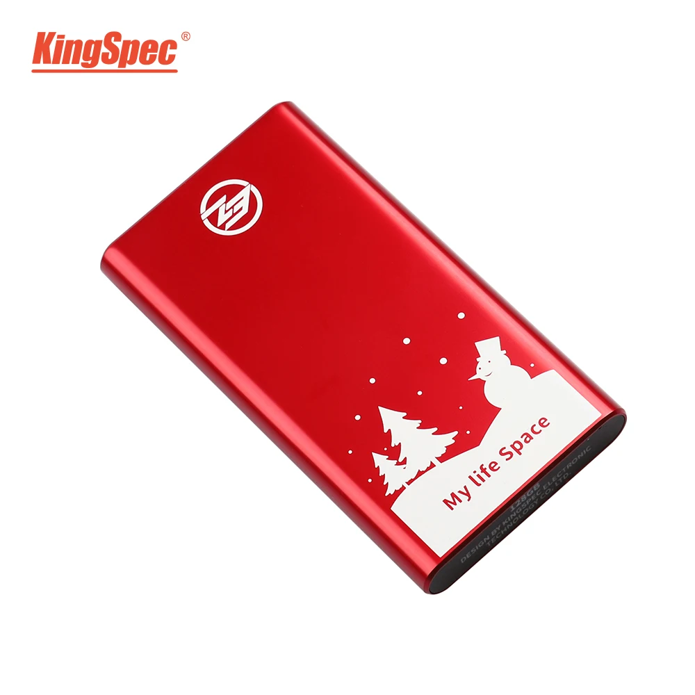 KingSpec портативный SSD Внешний жесткий диск 1 ТБ 120GB 240GB 512GB type-c USB 3,1 внешний SSD 1 ТБ HDD для портативных ПК на Рождество