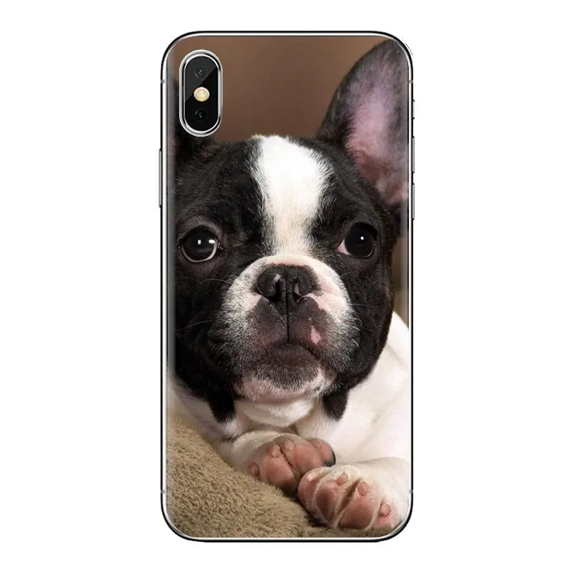 Soft Transparent Shell Covers dog bulldog Cute Art For Xiaomi Redmi 4 3 3S Pro Mi3 Mi4 Mi4i Mi4C Mi5 Mi5S Mi Max Note 2 |