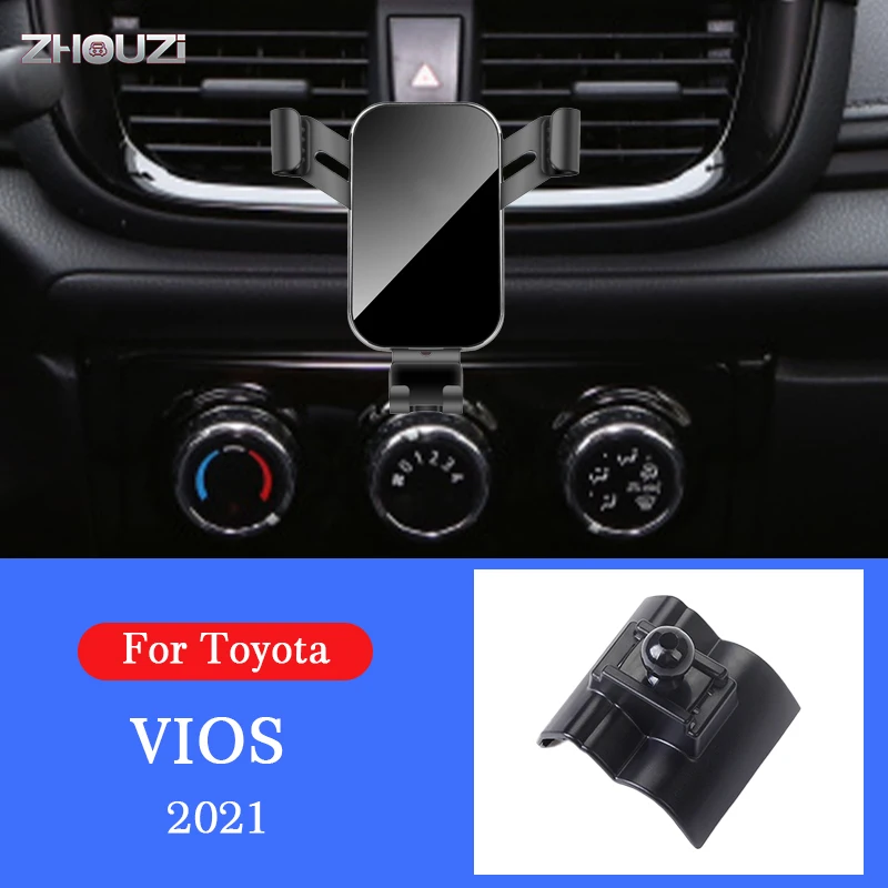 

Car Mobile Phone Holder Stand GPS Stand Navigation Gravity Bracket For Toyota Vios 2021 Car Accessories