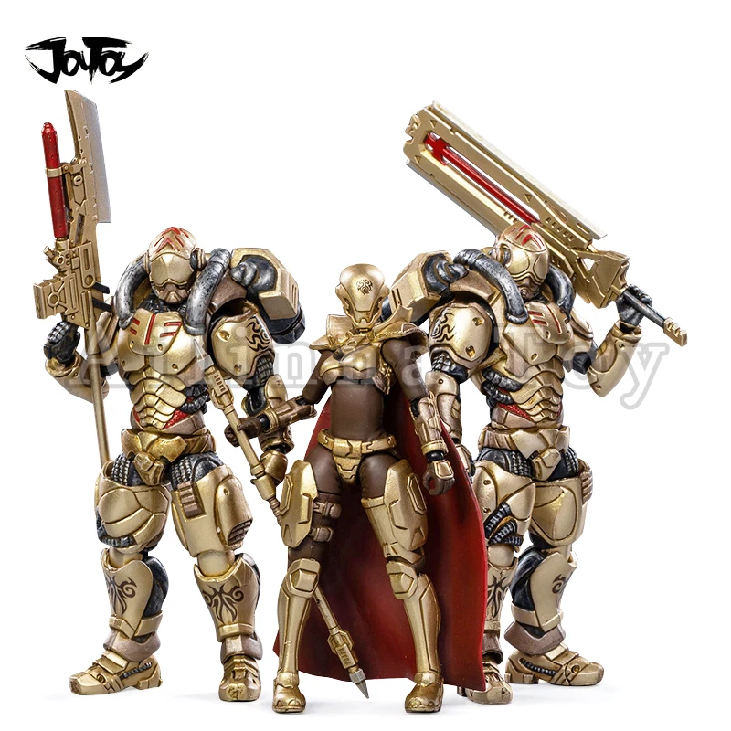 

JOYTOY 1/18 3.75inch Action Figure (3PCS/SET) Saluk- Golden Legion Anime Collection Model Toy For Gift Free Shipping