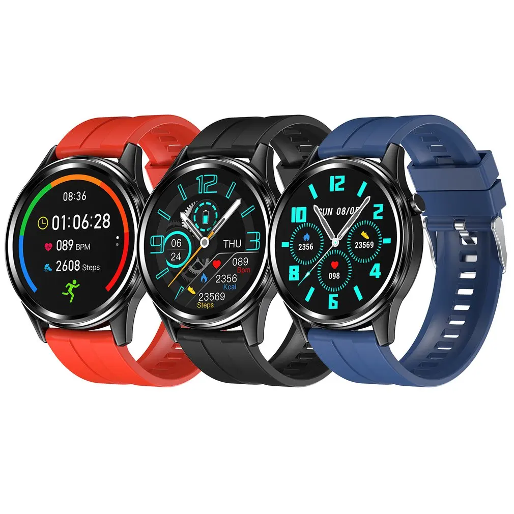 

Smart Watch Wireless Sport Heart Rate Monitoring IP68 Waterproof 2.5D Tempered Glass Call Reminder APP Alarm For Sports