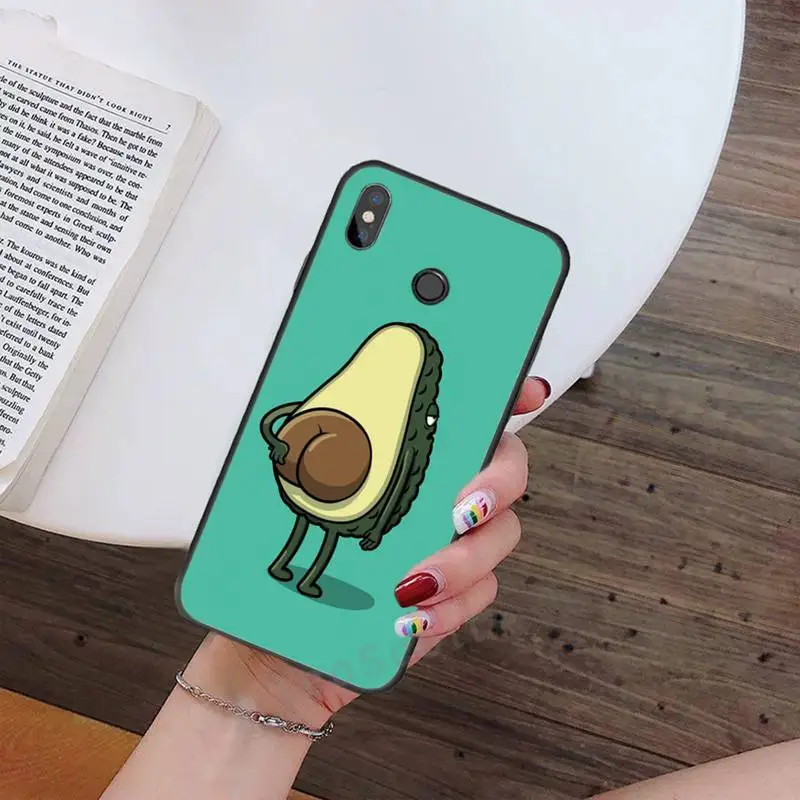

Fruit Avocado funny lovely Phone Case For Xiaomi Redmi note 4 4X 8T 9 9s 10 K20 K30 cc9 9t pro lite max