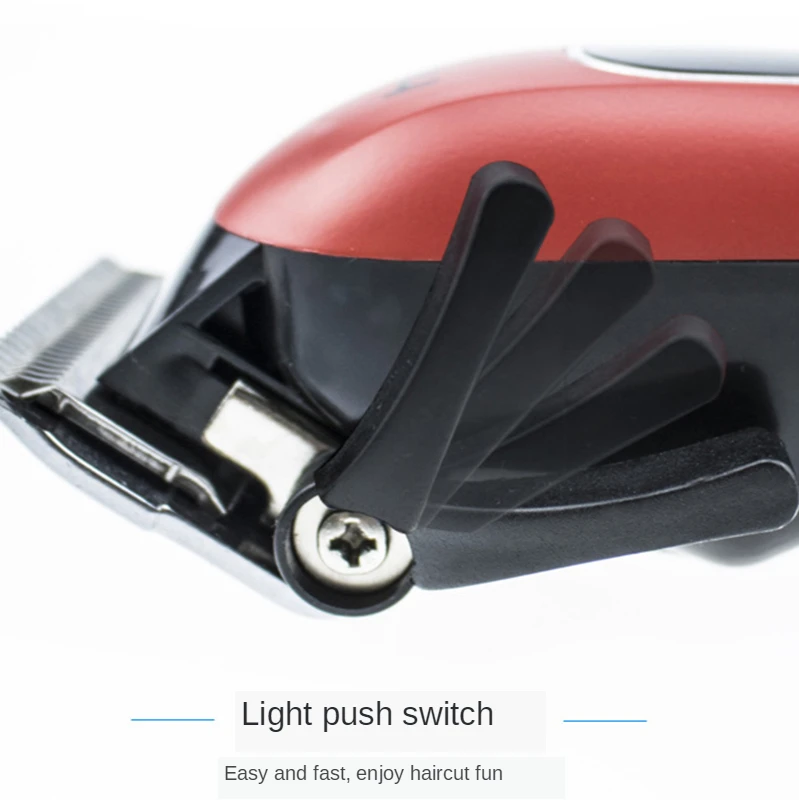 Электрическая Беспроводная Машинка для стрижки волос профессиональный цифровой