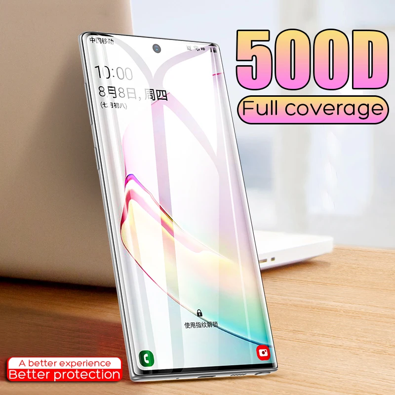 500D полностью изогнутое закаленное стекло для samsung Galaxy S9 S8 Plus Note 9 8 Защитная пленка для экрана на samsung S7 S6 Edge S9