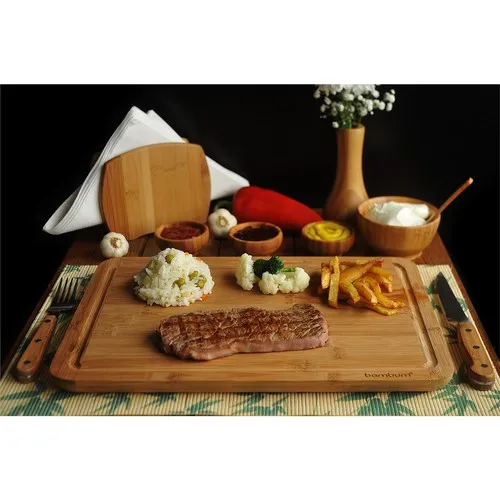 Семейная большая разделочная доска для мяса салата кухонные принадлежности