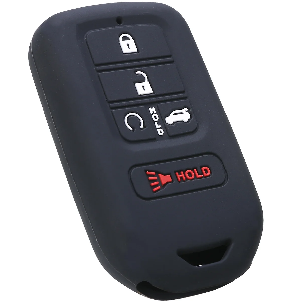 Для Honda Civic Accord CR-V Pilot HR-V, 5 кнопок, силиконовый чехол для дистанционного ключа, брелок, чехол для автомобиля