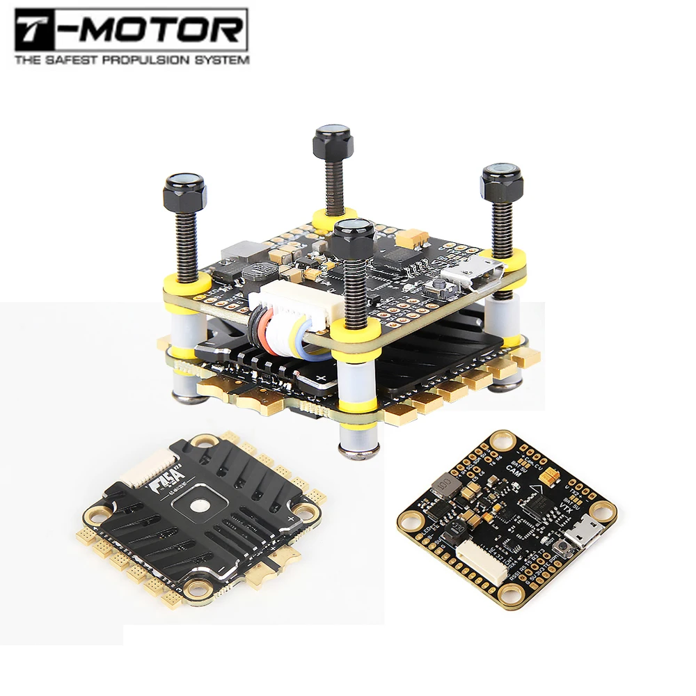 Управляющий Контроллер полета T MOTOR Tmotor F4 F7 Combo Stack F45A V2 F55A PRO II 6S 4 в 1 ESC FPV гоночный