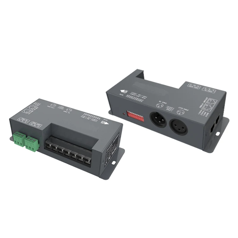 LTECH UX8 светодиодный RGB контроллер DMX512 4-зонная многофункциональная настенная