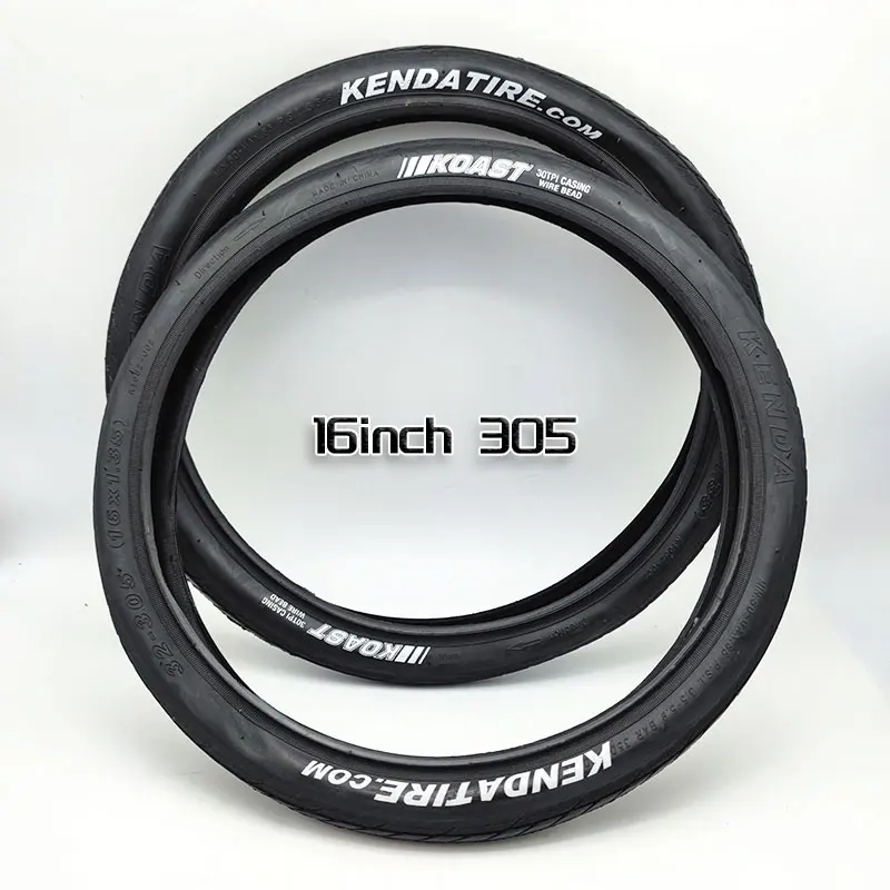 16 дюймов 305 Kenda K1802 шина Koast 30TPI корпус проволока бусина 16x1 35 дахун Складная