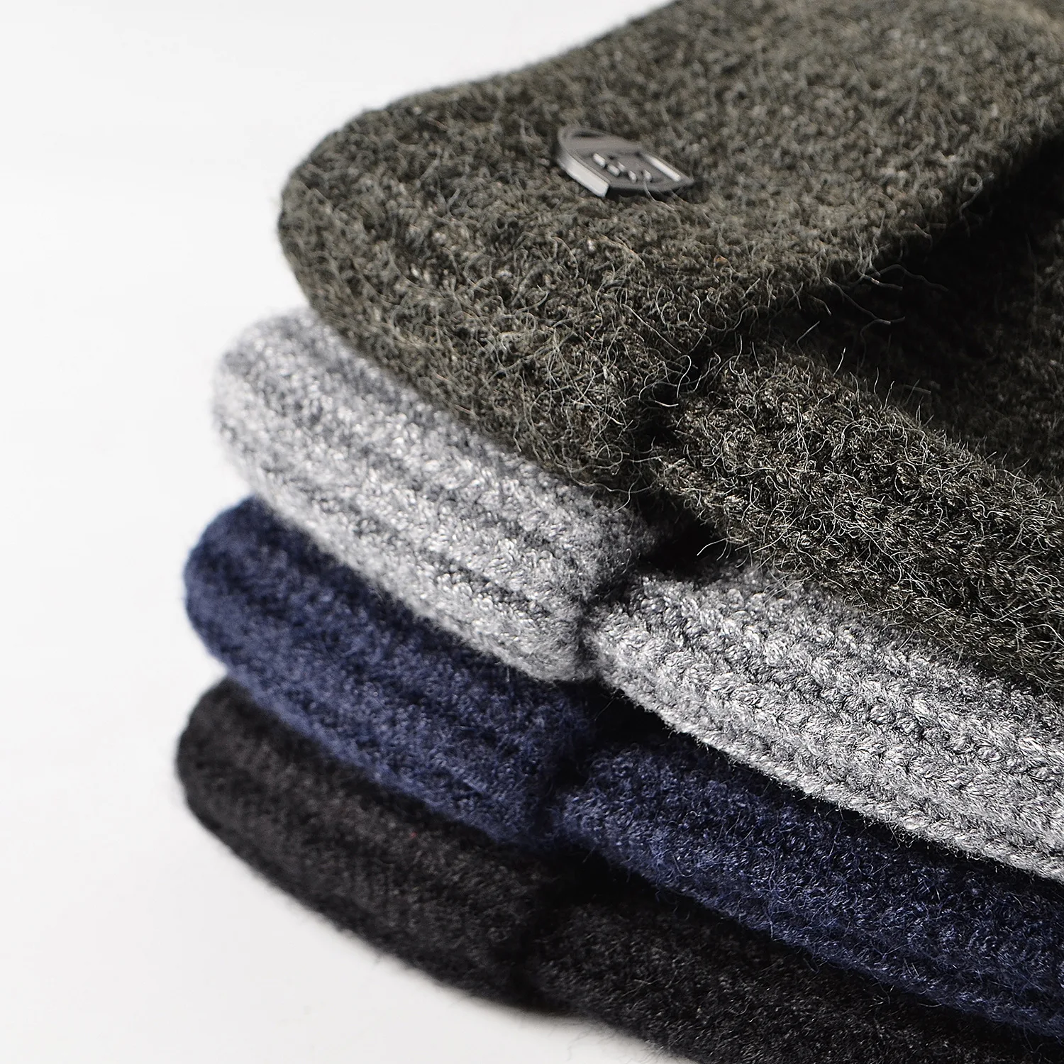 Осенне-зимняя теплая вязаная шапка для мужчин и женщин шапочки облегающие шапки