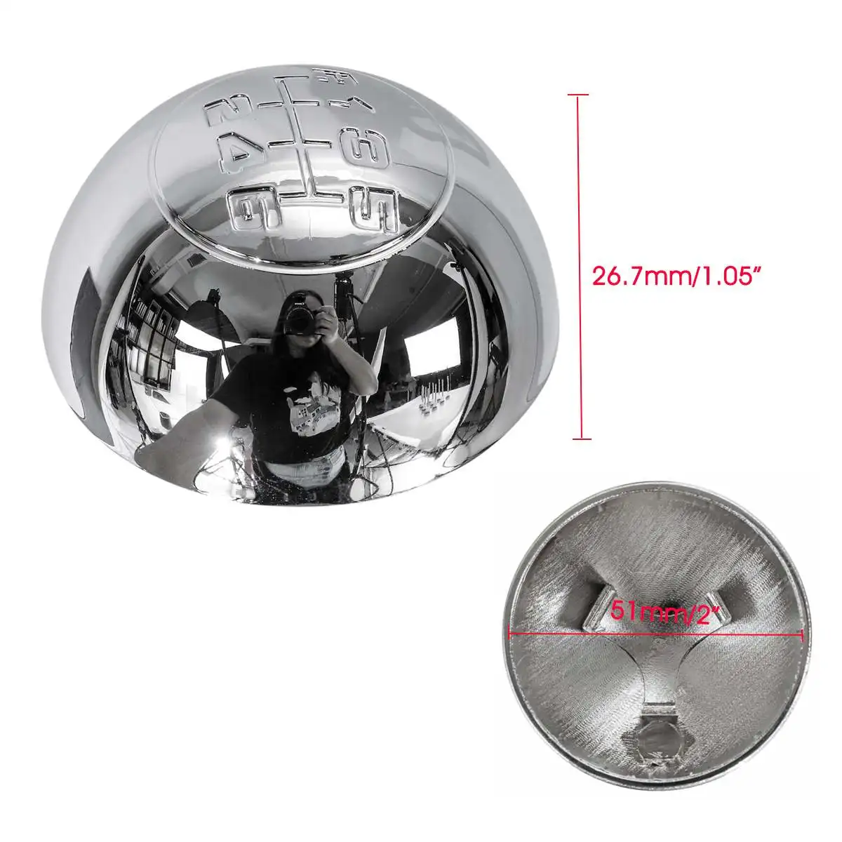 Крышка для ручки переключения передач 6 скоростей хромированная Alfa Romeo Giulietta 2010-on |