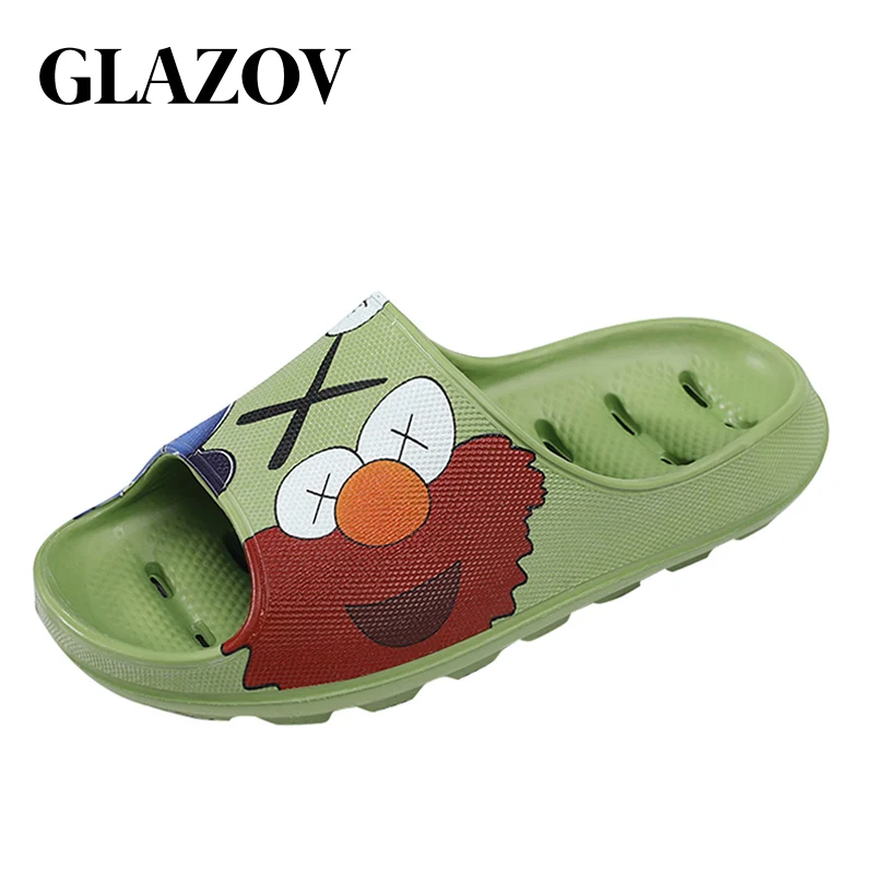 Шлепанцы Мужская обувь EVA мужчин и женщин мягкие камуфляжные пляжные