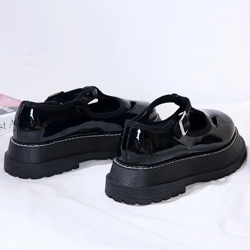 Туфли женские в британском стиле милые вечерние туфли на мягкой подошве с