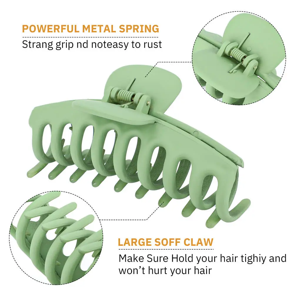 1 шт в Корейском стиле модные однотонные Цвет скраб смолы заколки для волос с