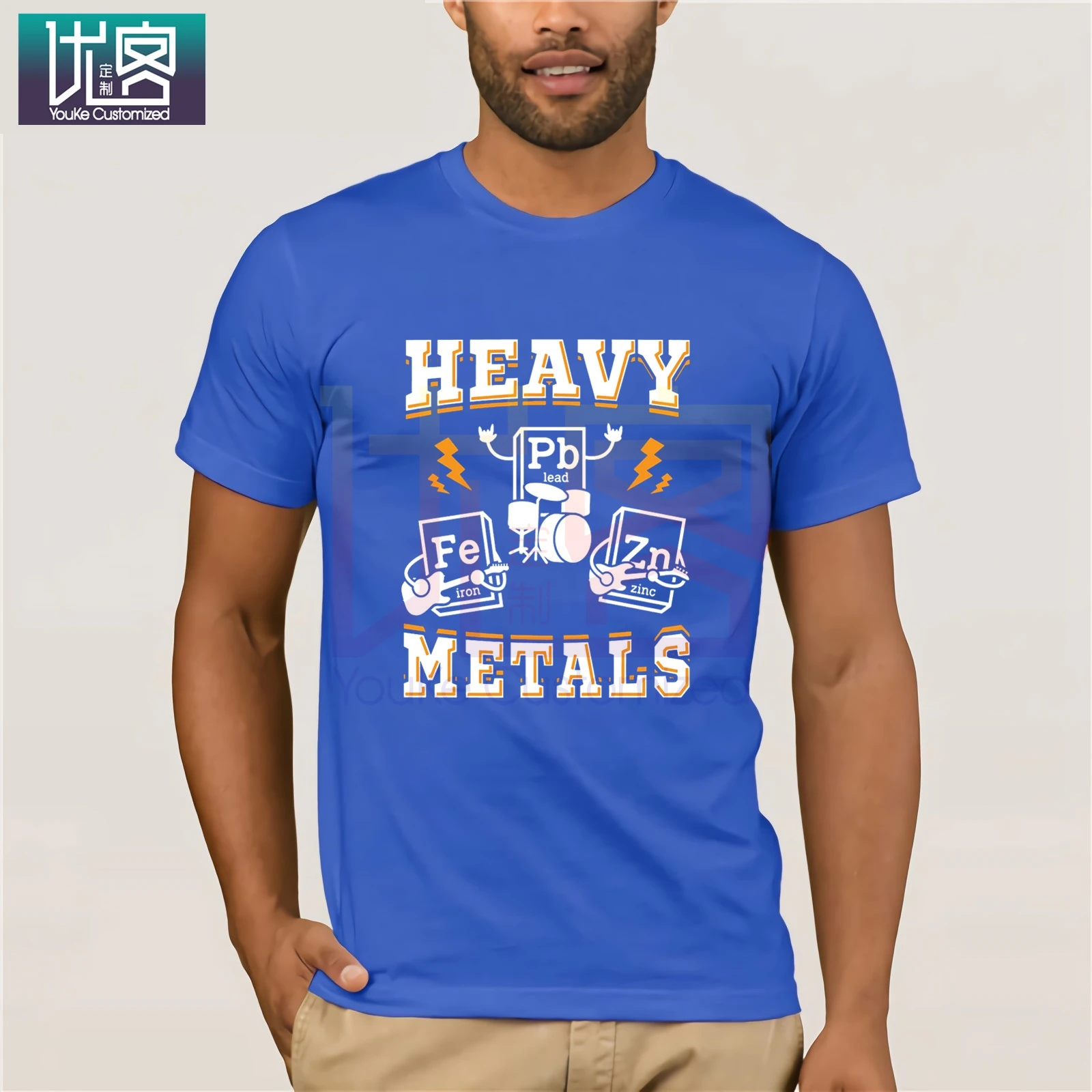 Футболка с изображением тяжелых металлов футболка для химии переодический стол