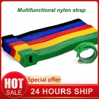 50 шт.  Компл. Съемная кабельная стяжка, многоразовая T-образная кабельная стяжка, цветной компьютер, кабель для передачи данных, силовой кабель, стяжка для провода