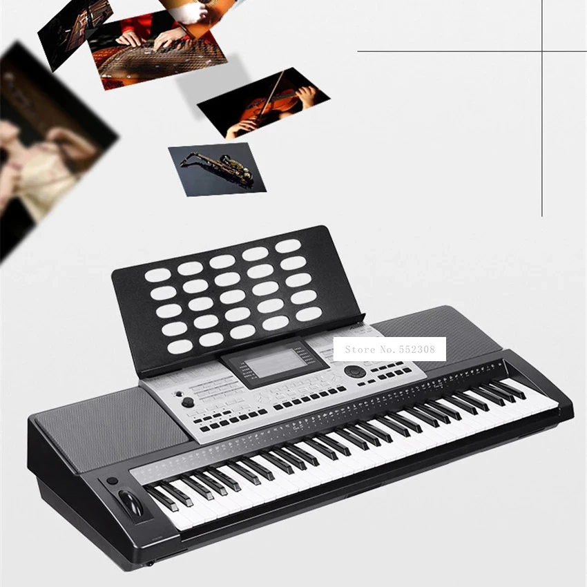 

Электронное пианино A800, 61 клавиша, стандартная прочная клавиатура, электрическое пианино для начинающих, электронный орган для профессиона...