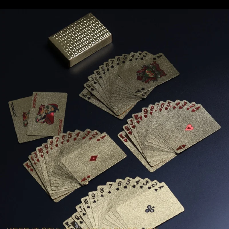 2 компл./лот покер Пластик Водонепроницаемый Настольная игра карты комплект