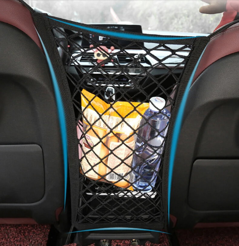Автомобильная сетка-органайзер для хранения спинки сиденья skoda superb rapid karoq octavia fabia