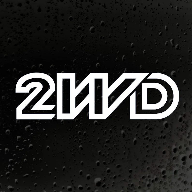 

Fuzhen Boutique наклейки внешние аксессуары 2WD виниловая наклейка для автомобиля модная наклейка для заднего лобового стекла автомобиля Стайлинг Декор творческая наклейка